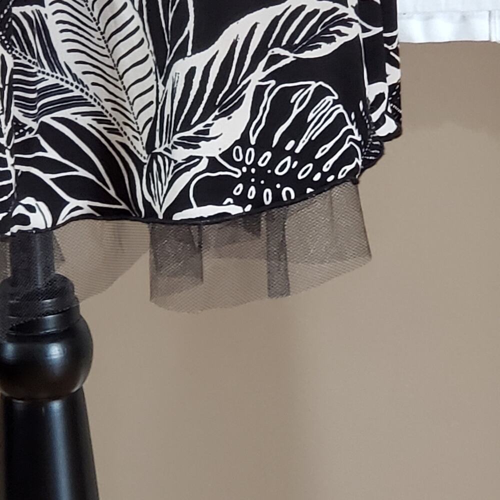 Jodi Kristopher Black & Cream Halter Dress S NWT - Picture 6 of 9